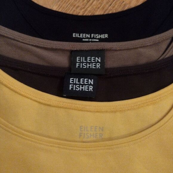 Eileen Fisher Set of Four Women's Size Large Stretchy Tank Tops, Some NWT - Picture 2 of 15
